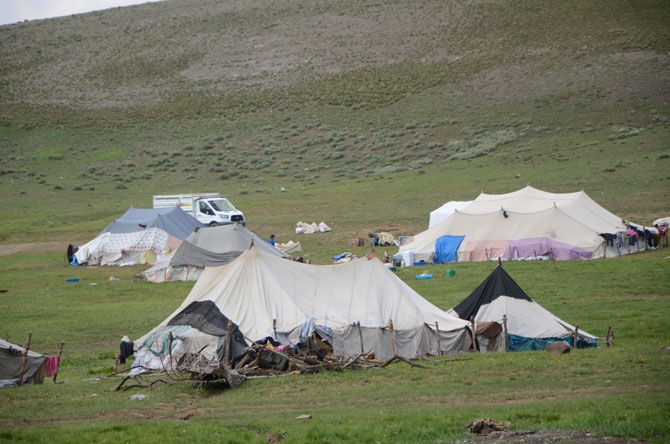Siirtli koçerlerin Hakkari'deki zorlu yayla yaşamı 4