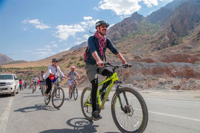 Hakkari Zap Vadisine bisiklet turu düzenlendi 11