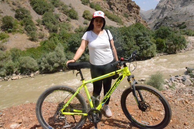 Hakkari Zap Vadisine bisiklet turu düzenlendi 14