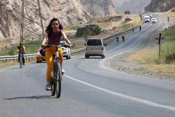 Hakkari Zap Vadisine bisiklet turu düzenlendi 20