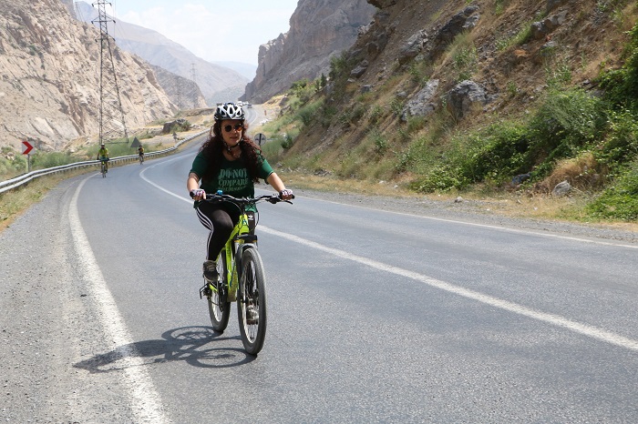 Hakkari Zap Vadisine bisiklet turu düzenlendi 27