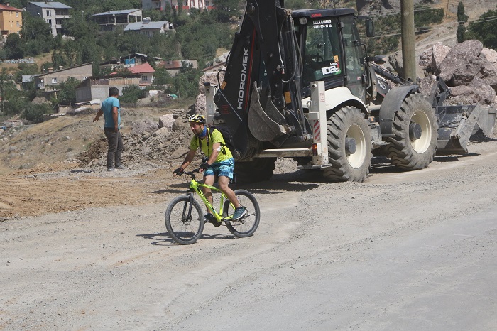 Hakkari Zap Vadisine bisiklet turu düzenlendi 32
