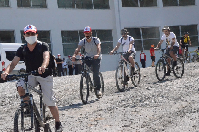Hakkari Zap Vadisine bisiklet turu düzenlendi 7
