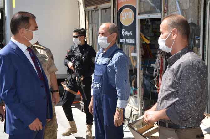 Hakkari'de üçüncü büyük covid-19 denetimi 13