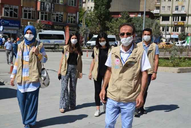 Hakkari'de üçüncü büyük covid-19 denetimi 22