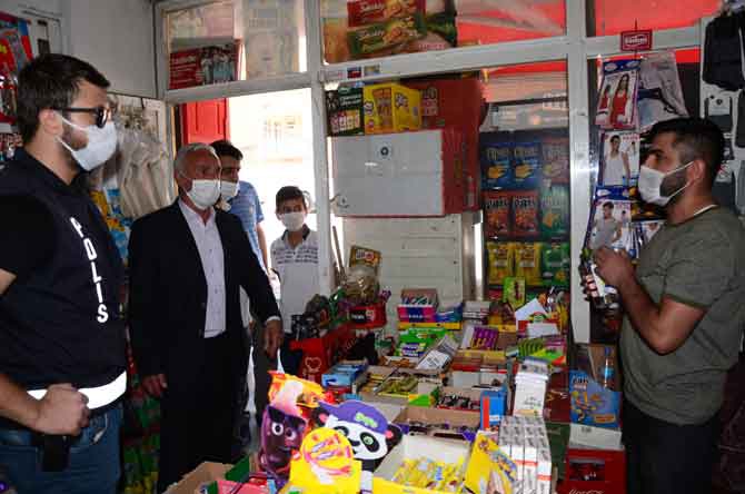 Hakkari'de üçüncü büyük covid-19 denetimi 25