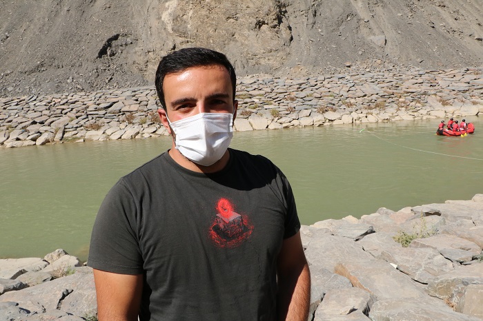 Zap Suyunda Rafting şampiyonasına hazırlanıyorlar 13