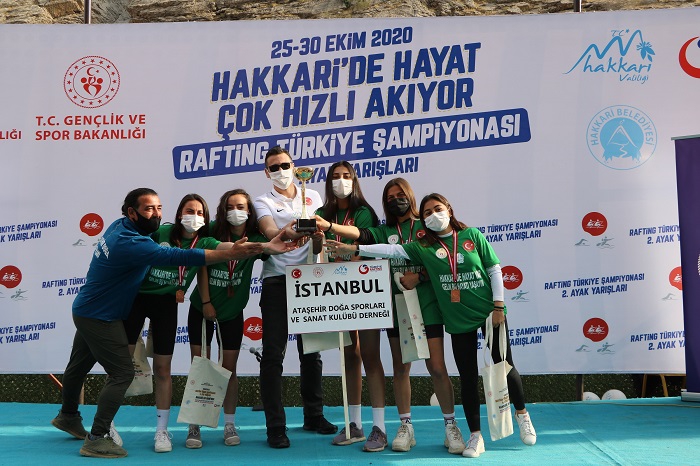 Türkiye Rafting Şampiyonasında sporcular ödüllerini aldı 40