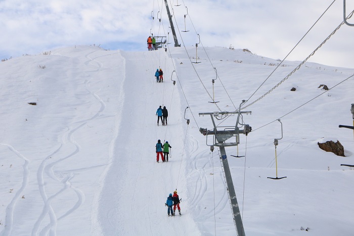 Hakkari'de kayak sezonu açıldı 10