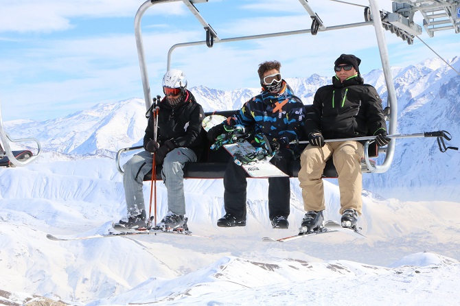 Hakkari kayak merkezine yoğun ilgi 11
