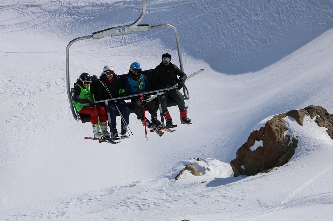 Hakkari kayak merkezine yoğun ilgi 31