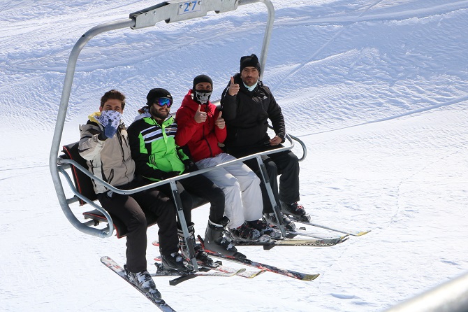 Hakkari kayak merkezine yoğun ilgi 34