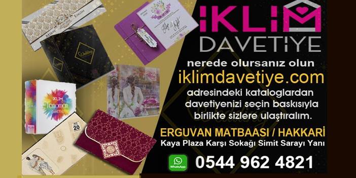 Düğün Davetiyeleriniz Erguvan Matbaacılıkta
