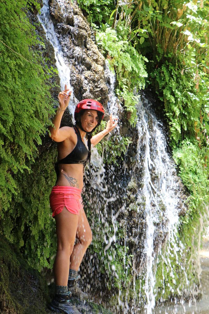 Kaval Şelalesinde Canyoning yaptılar 13