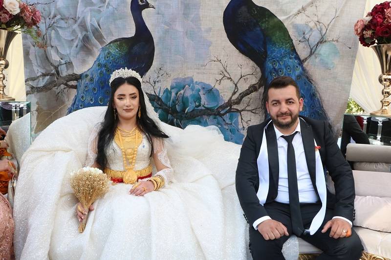 Çiftçi ailesinde görkemli düğüné 3