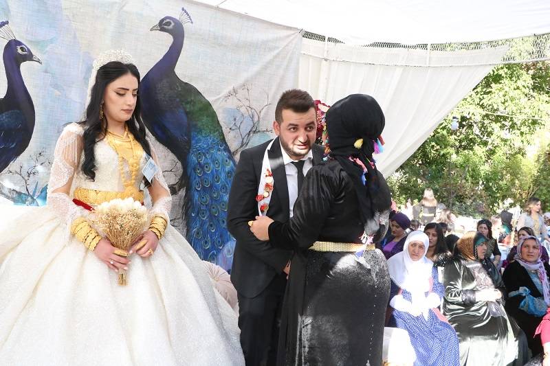 Çiftçi ailesinde görkemli düğüné 4