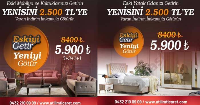 Atılım ticarette dev kampanya! Eskiyi getir, yeniyi al! 1