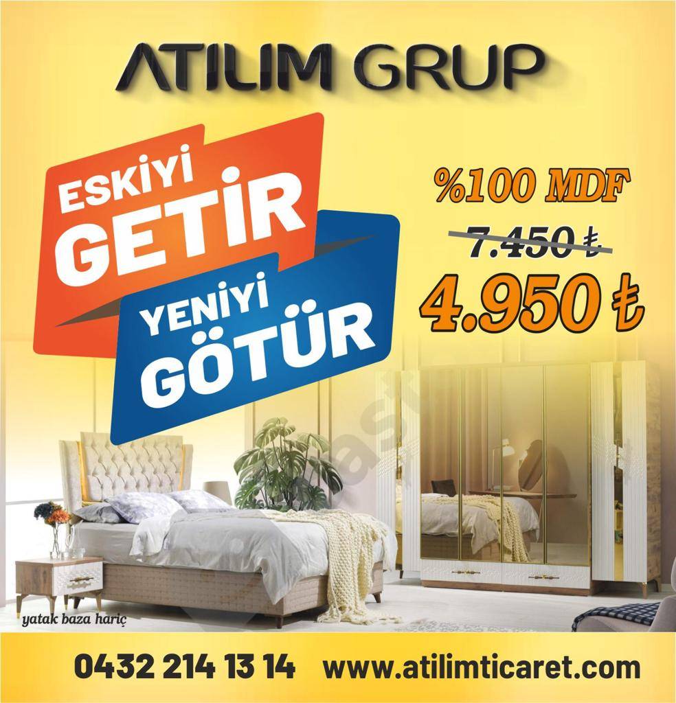 Atılım ticarette dev kampanya! Eskiyi getir, yeniyi al! 20