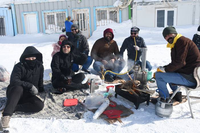 Hakkari'deki '4'üncü Kar Festivali'nde Anadolu Ateşi gösterisi 23