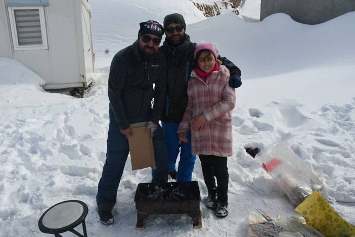 Hakkari'deki '4'üncü Kar Festivali'nde Anadolu Ateşi gösterisi 24