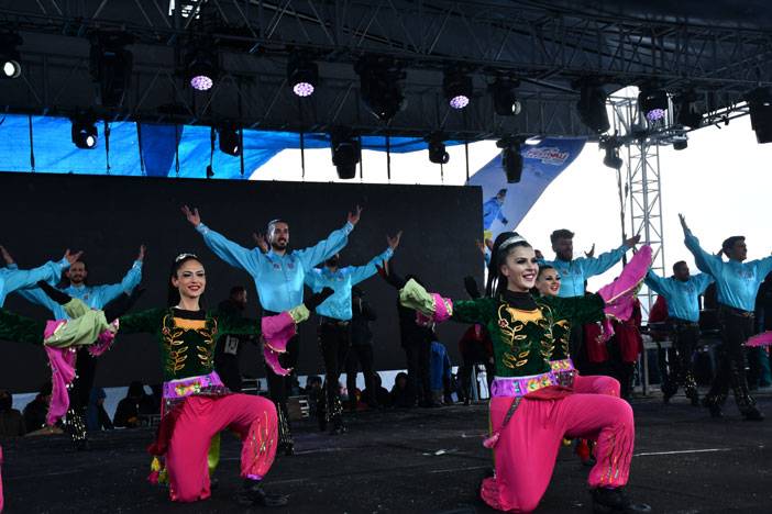 Hakkari'deki '4'üncü Kar Festivali'nde Anadolu Ateşi gösterisi 37