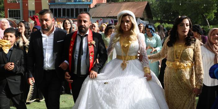 Hakkari'yi buluşturan düğün!