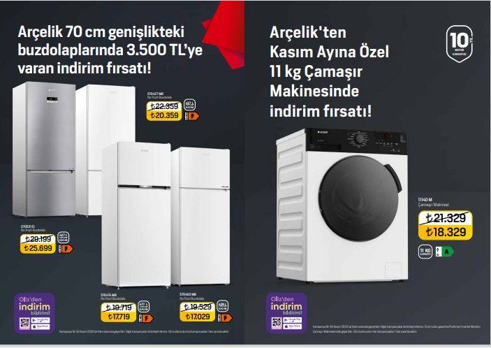 Karataş Arçelik'ten Enflasyonla mücadelede dev kampanya! 10