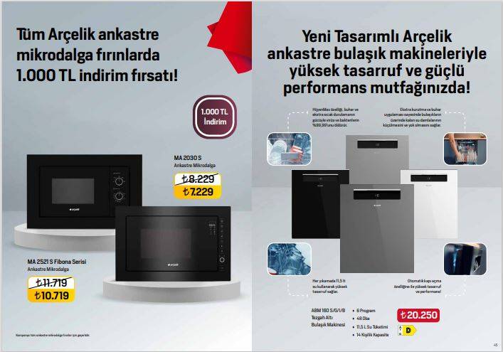 Karataş Arçelik'ten Enflasyonla mücadelede dev kampanya! 21