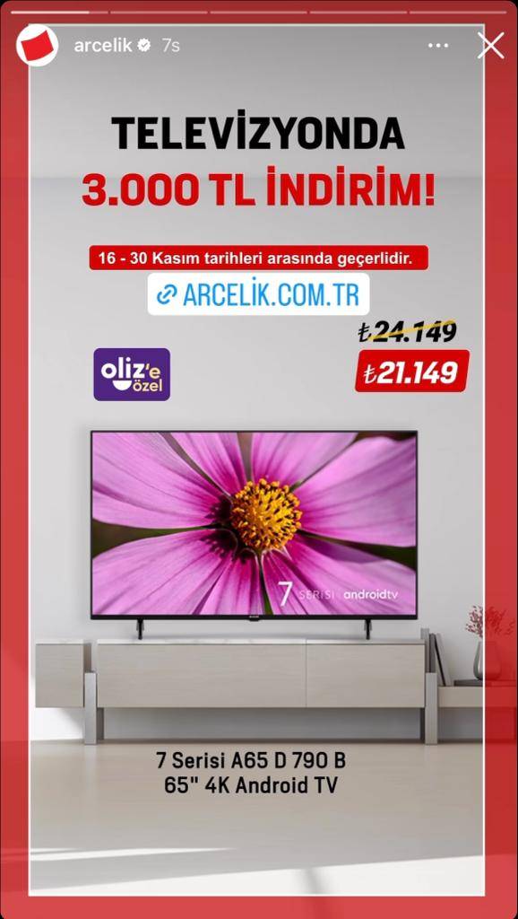 Karataş Arçelik'ten Enflasyonla mücadelede dev kampanya! 26