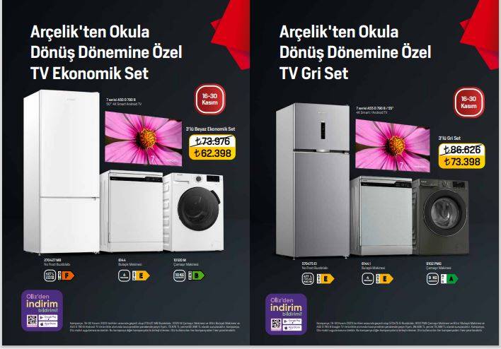 Karataş Arçelik'ten Enflasyonla mücadelede dev kampanya! 38