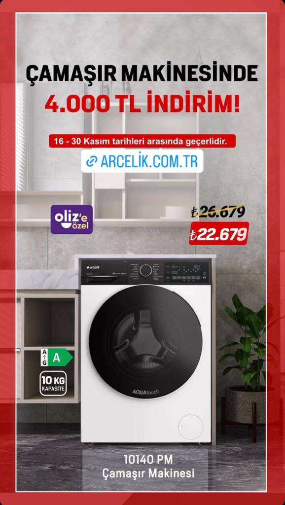 Karataş Arçelik'ten Enflasyonla mücadelede dev kampanya! 47