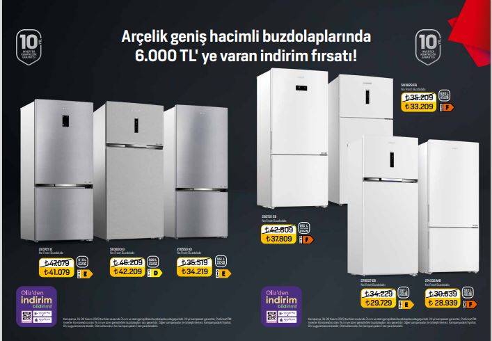 Karataş Arçelik'ten Enflasyonla mücadelede dev kampanya! 9