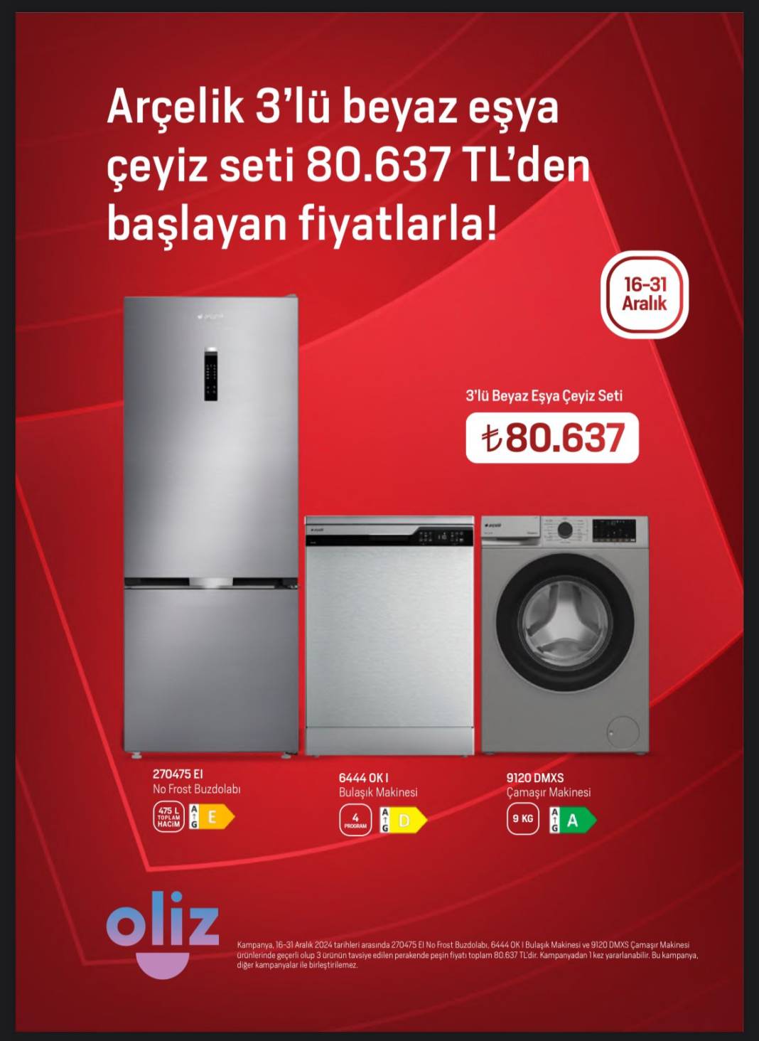 Karataş Arçelik'ten dev kampanya! 15