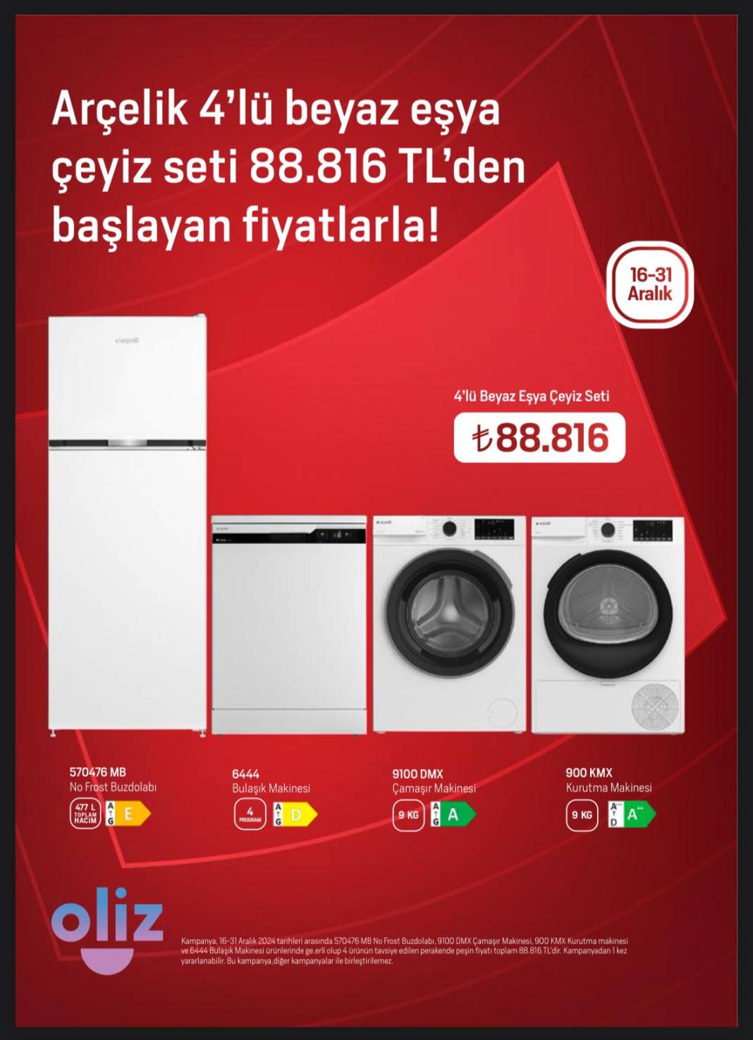 Karataş Arçelik'ten dev kampanya! 17