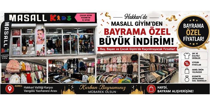 Hakkari’de Masall Giyim’den Bayrama Özel Büyük İndirim