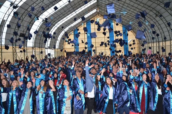 Hakkari Üniversitesi'nde Mezuniyet Sevinci 1