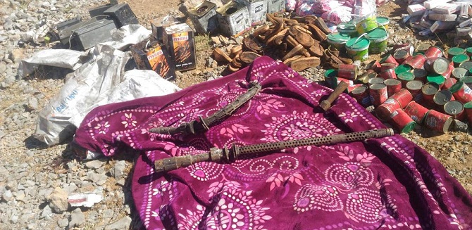 Hakkari'de Cephanelik Bulundu