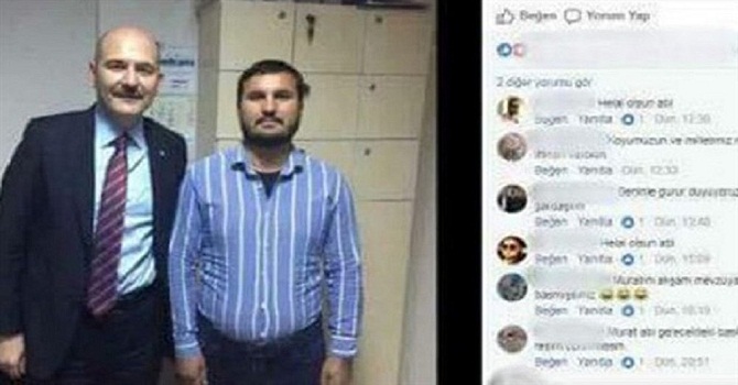 'Tuğluk'un annesinin cenazesine saldıran kişinin Bakan Soylu'yla fotoğrafı çıktı'