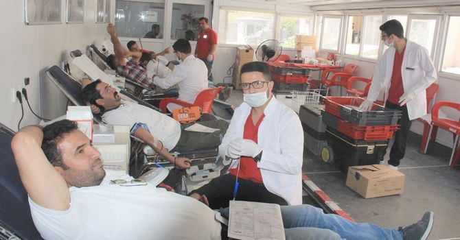 Hakkari’de kan bağışı kampanyası başlatıldı!