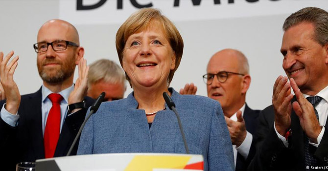 Merkel bir kez daha kazandı