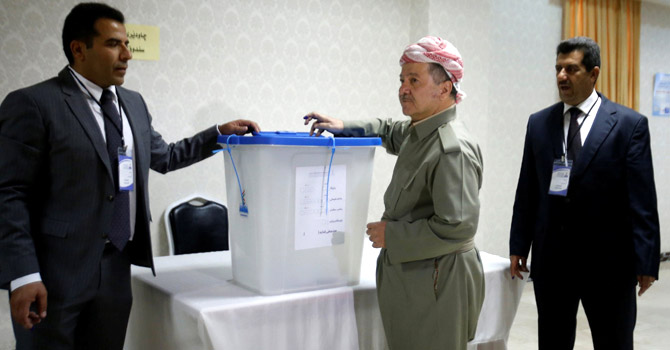 Kürdistan halkı referandum için sandık başında