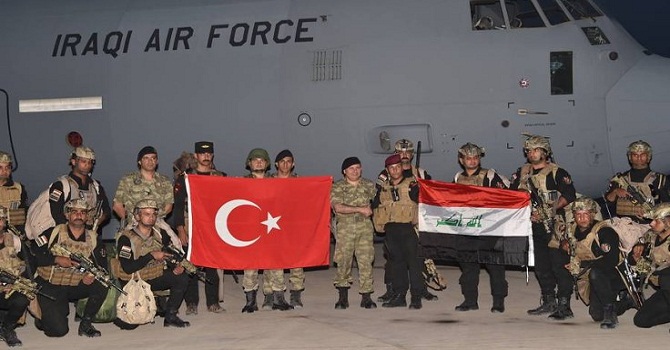 Irak ve Türkiye ortak tatbikata başladı