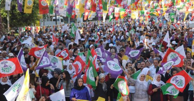 HDP Mersin'de 'Vicdan ve Adalet' mitingi düzenledi