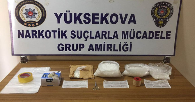 Yüksekova'da uyuşturucu operasyonu: 1 tutuklama