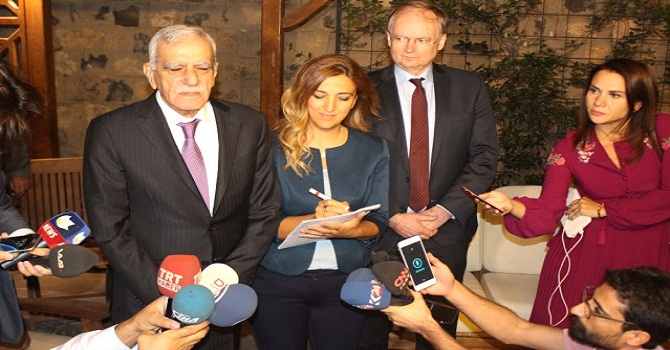 AB heyeti, Ahmet Türk ile görüştü