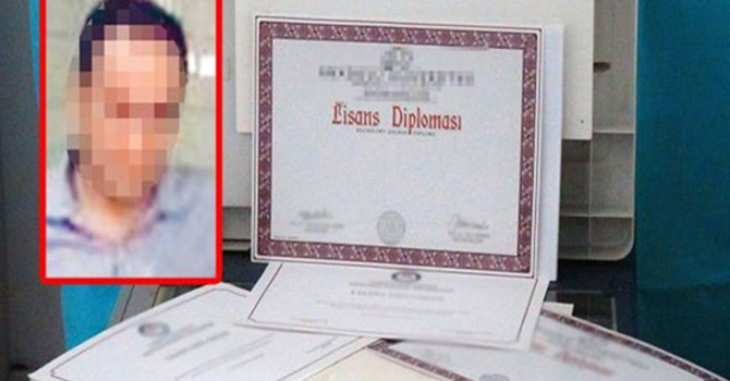Sahte diplomayla 19 yıl öğretmenlik yapmış