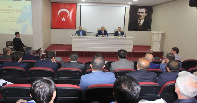 Hakkari'de 4. Dönem İl Koordinasyon Kurulu Toplantısı Yapıldı