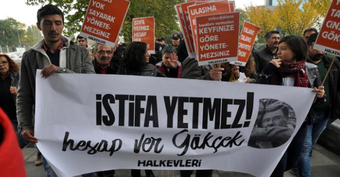 Ankara'da Melih Gökçek protestosuna izin verilmedi