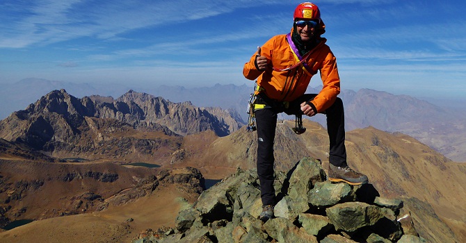 Ünlü dağcı Tunç Fındık ve ekibi Hakkari dağlarında