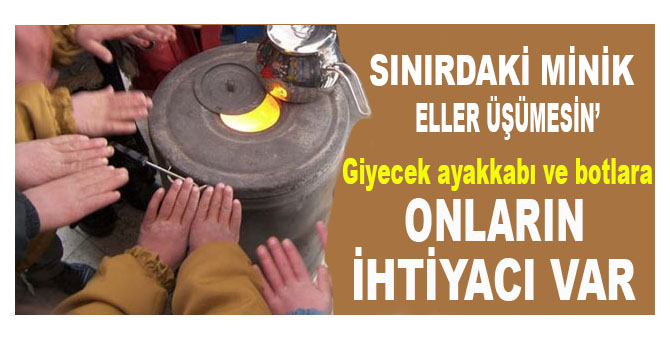 Hakkari'de “Minik Eller Üşümesin” Yardım Kampanyasına sende destek ol